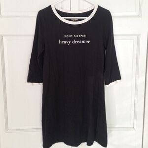 kate spade "LIGHT SLEEPER heavy dreamer" nightgown